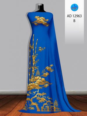 Vải Áo Dài Phong Cảnh AD 12963 39